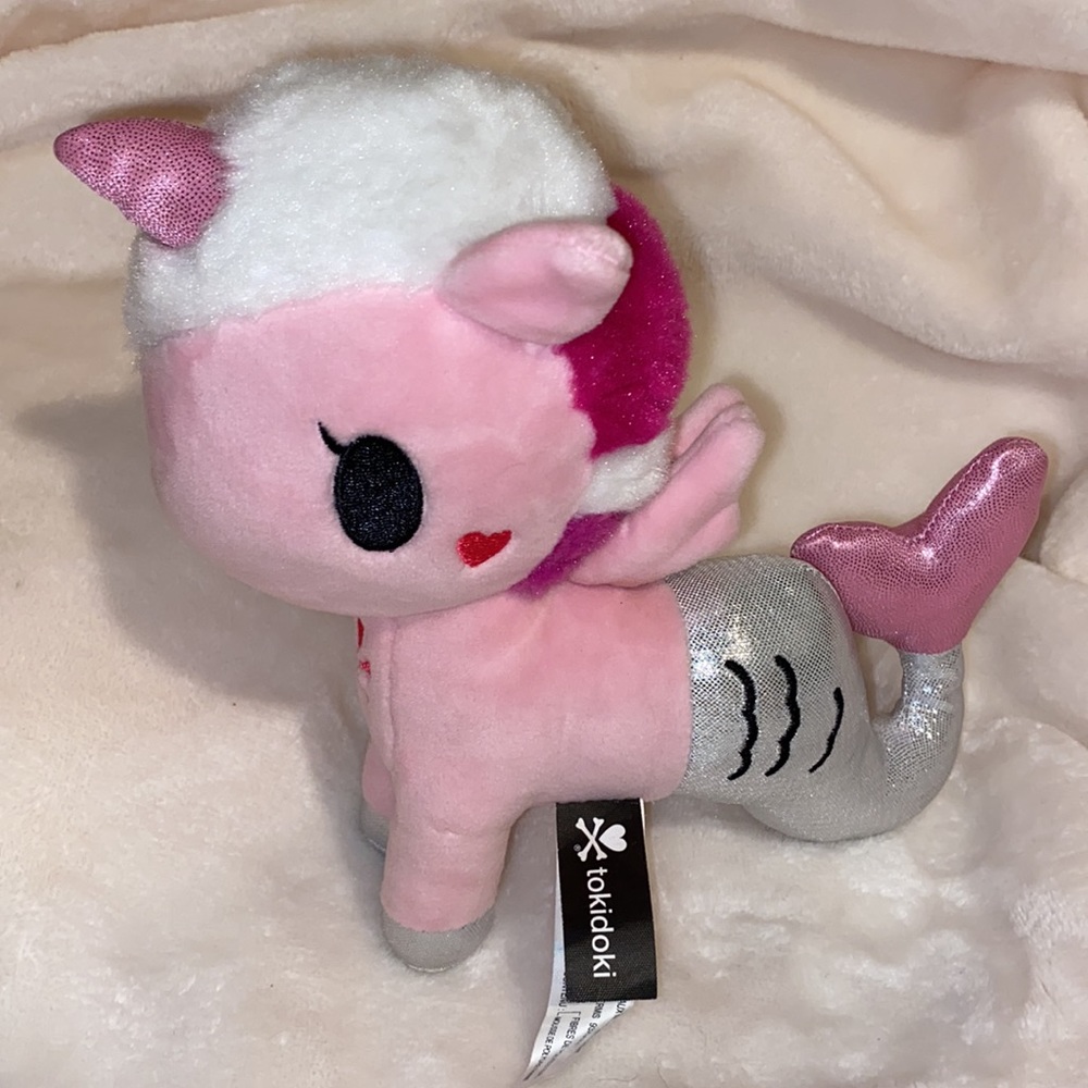 Pink Tokidoki Mermicorno Neon Jelly Star Plush Toy/Stuffed animal toy Plushie